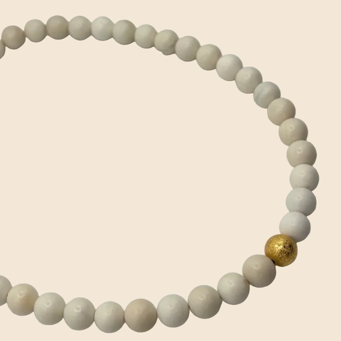 Le Collier Jade Blanc