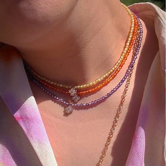 Le Collier Zirco Violet